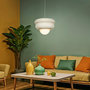Voir la diapositive 4 : ATMOSPHERA Suspension Design en Métal  Patty  28cm Crème