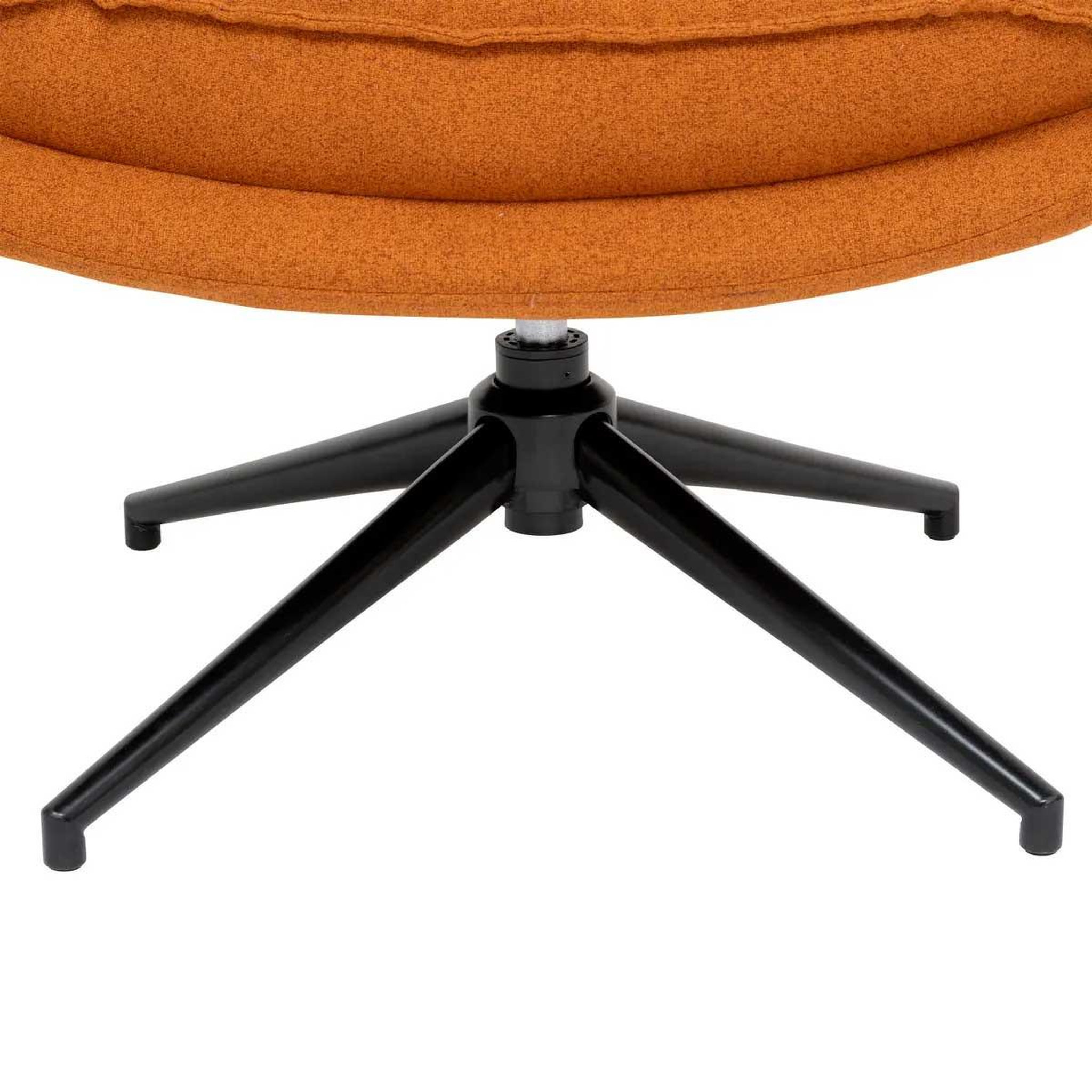 Voir la diapositive 2 : ATMOSPHERA Fauteuil pivotant  harper  87cm ambre
