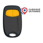 SCS SENTINEL Télécommande 2 canaux - SCS SENTINEL - SimplyControl - Jaune, portée 40m, fréquence 433.92 MHz, pile lithium CR2032 incluse