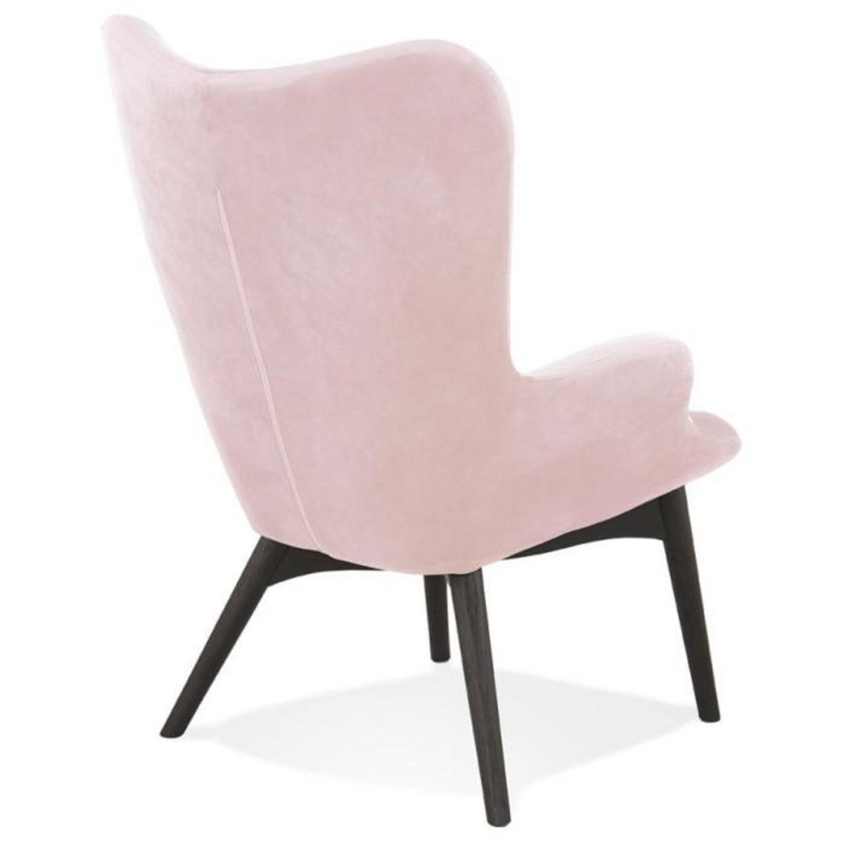 Paris Prix Fauteuil Design en Velours  Mapelo  93cm Rose