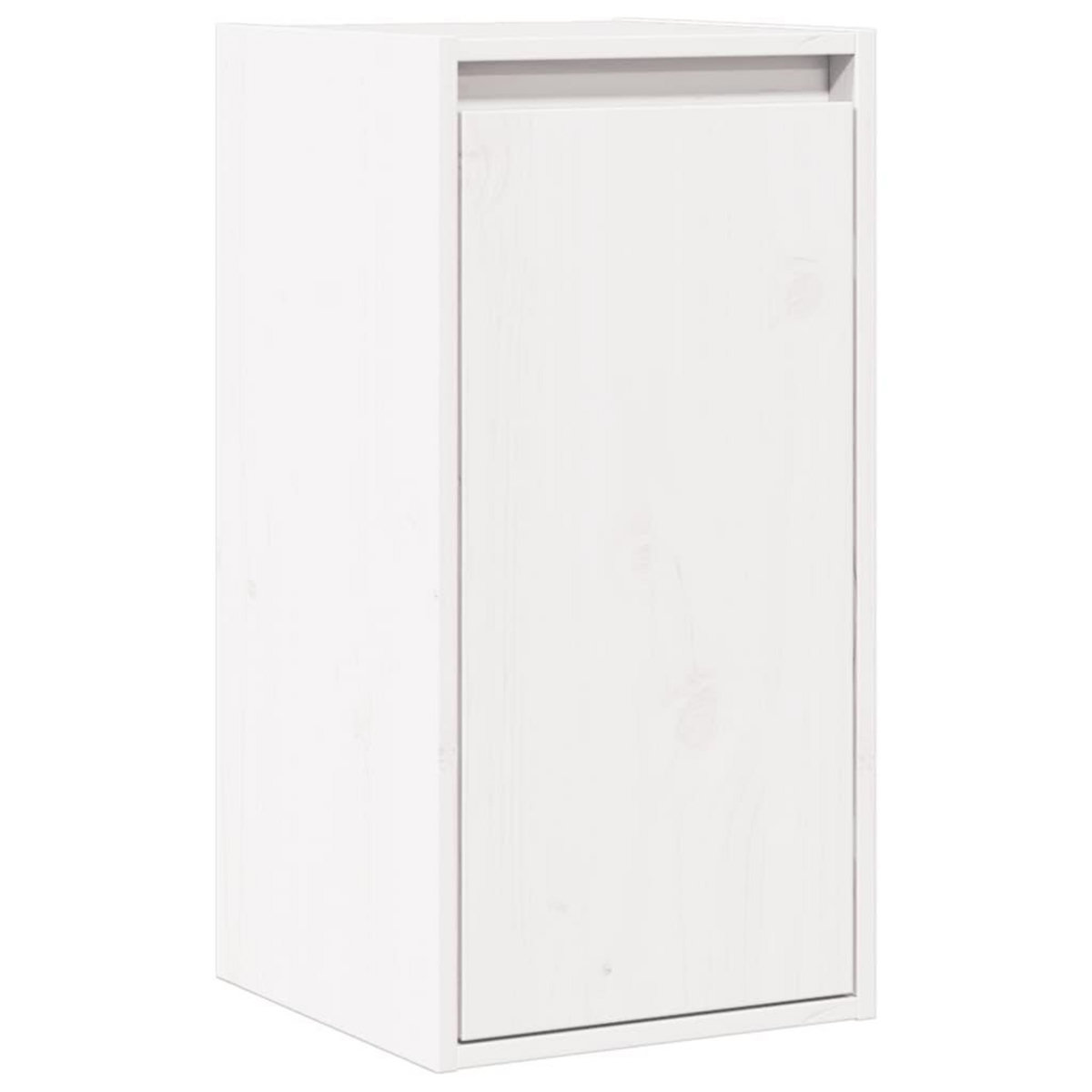 VIDAXL Armoire murale Blanc 30x30x100 cm Bois de pin massif