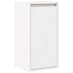 VIDAXL Armoire murale Blanc 30x30x100 cm Bois de pin massif