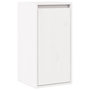 Voir la diapositive 1 : VIDAXL Armoire murale Blanc 30x30x100 cm Bois de pin massif