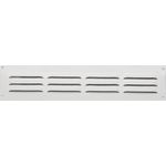CENTRALE BRICO Grille d'aération aluminium laqué, L.5 x l.24 cm