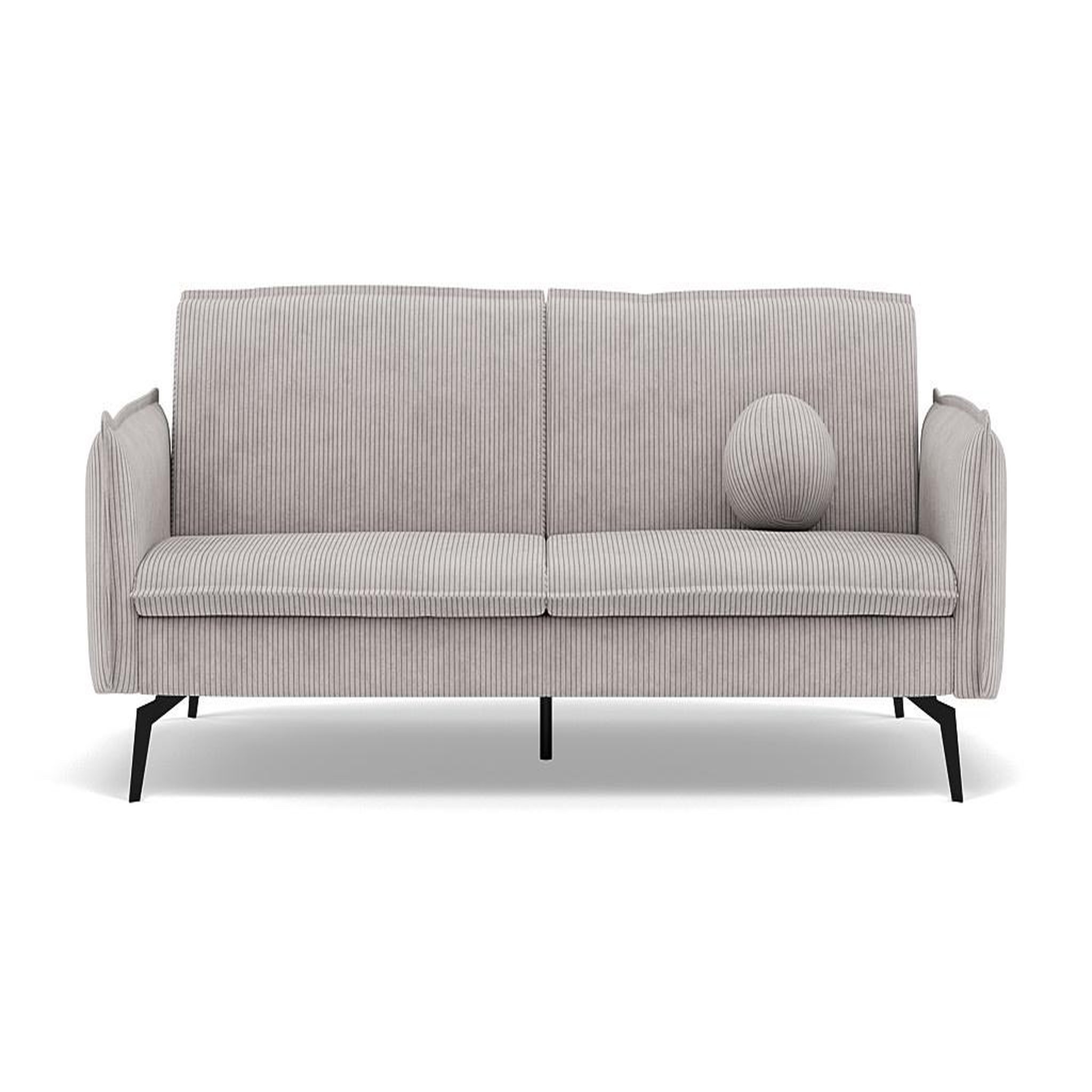 Voir la diapositive 1 : BEST MOBILIER Lexie - canapé convertible clic-clac 2 places en velours côtelé