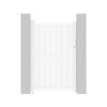 Habitat et Jardin Portillon aluminium  Lola  - 101.2 x 155.9 cm - Blanc