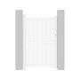 Voir la diapositive 1 : Habitat et Jardin Portillon aluminium  Lola  - 101.2 x 155.9 cm - Blanc