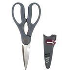 Paris Prix Ciseaux de Cuisine  Fourreau Aiguiseur  24cm Gris