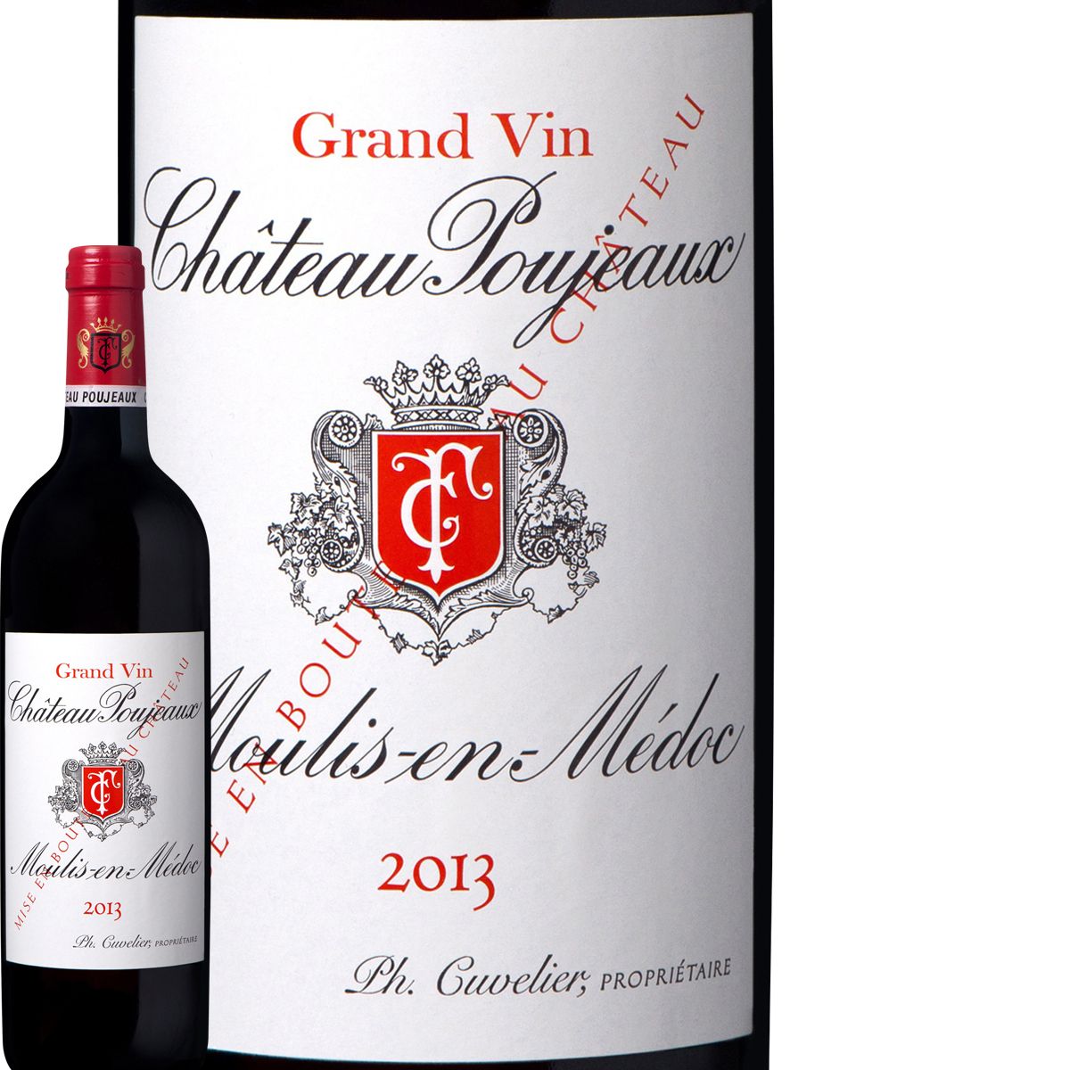 Château Poujeaux Moulis Rouge 2013 75cl