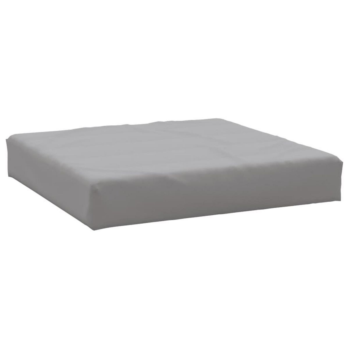 VIDAXL Coussins de palette lot de 2 gris tissu oxford