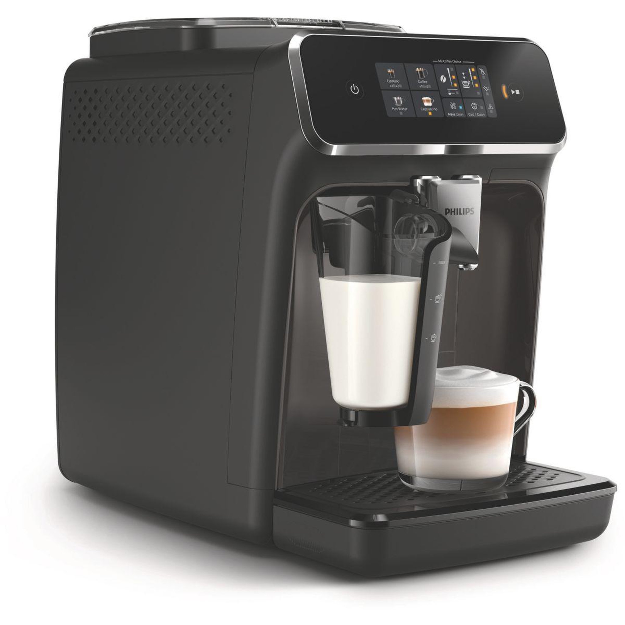Voir la diapositive 4 : Philips Expresso broyeur ep2334/10 machine à café à grain silent brew série 2300 lattego