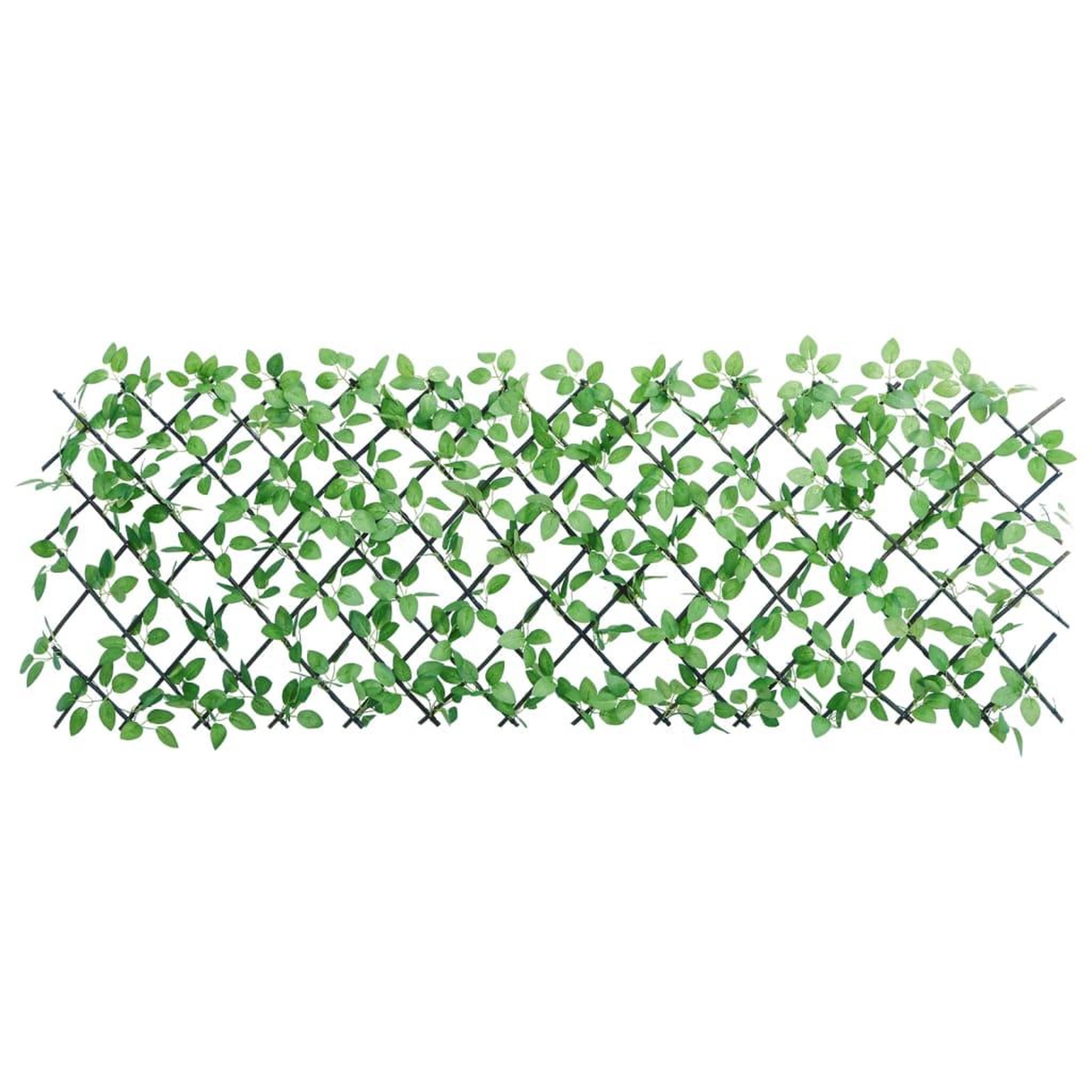Voir la diapositive 3 : VIDAXL vidaXL Treillis de lierre artificiel extensible vert 180x65 cm