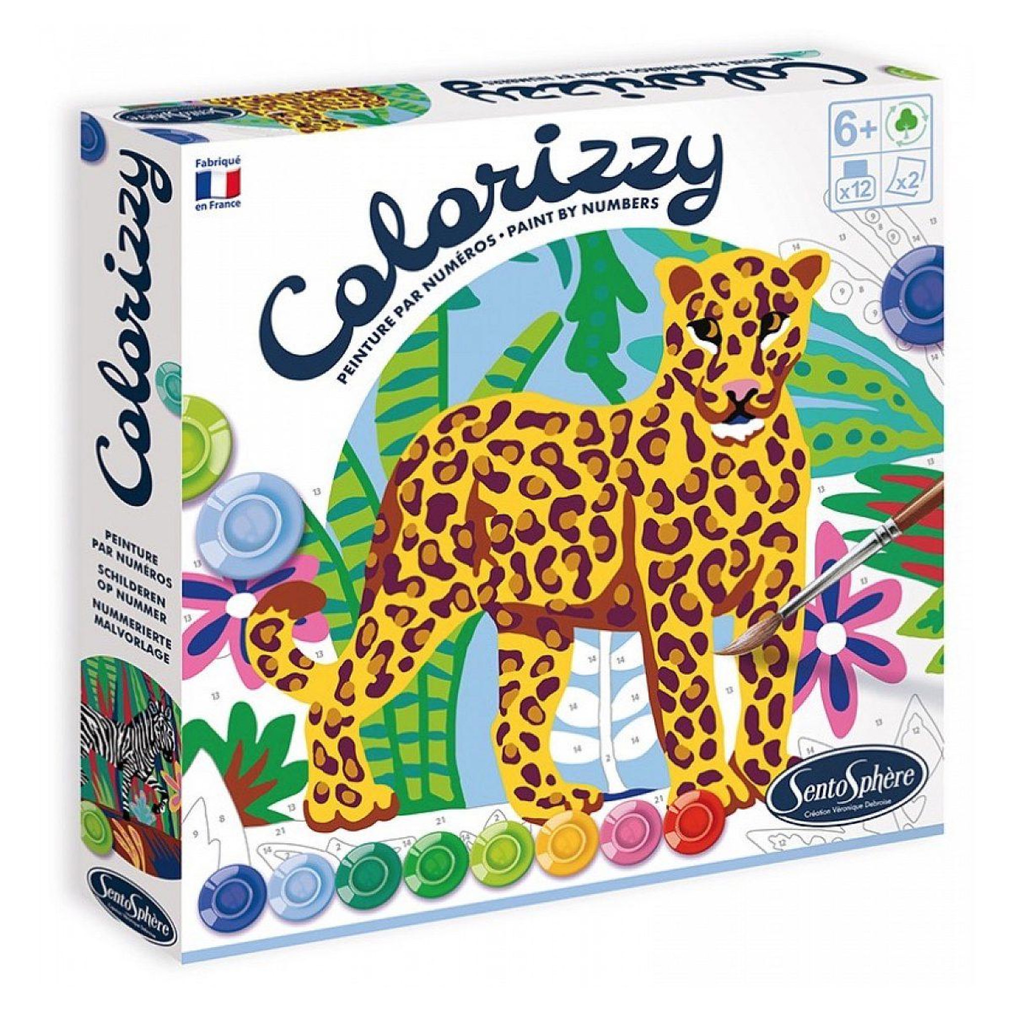 Sentosphere Colorizzy theme zebre et leopard