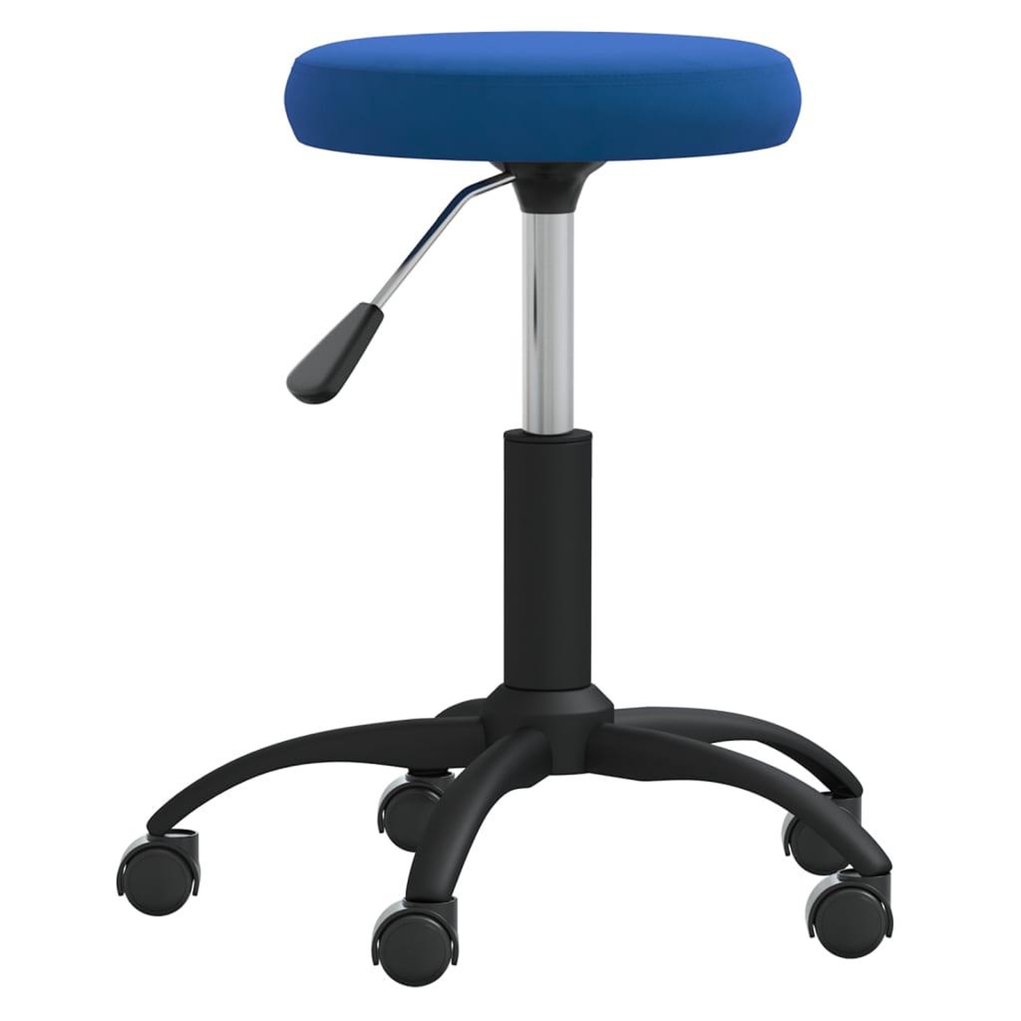 Voir la diapositive 3 : VIDAXL Chaise pivotante de bureau Bleu Velours