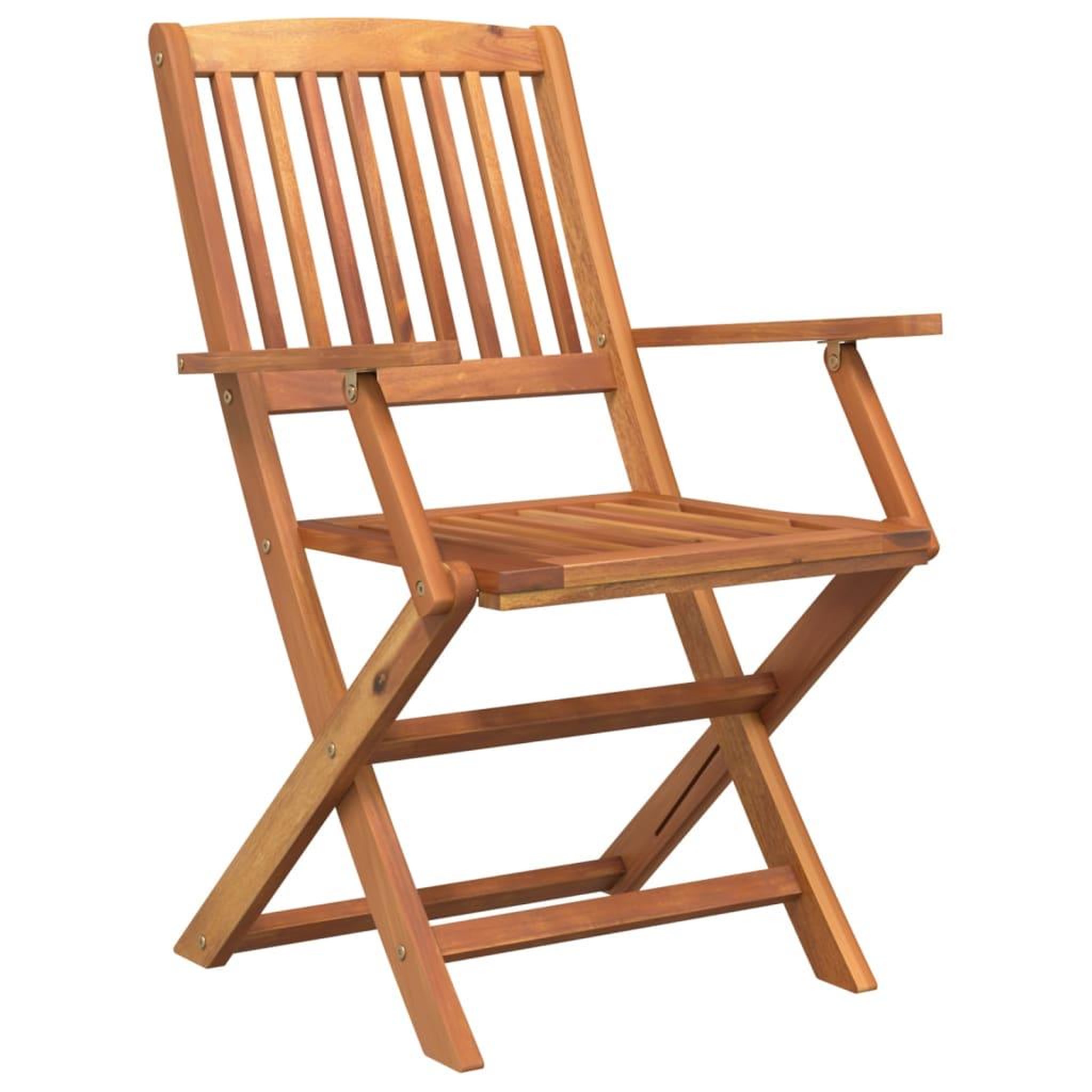 Voir la diapositive 5 : VIDAXL Ensemble a manger de jardin 5 pcs Bois d'acacia solide