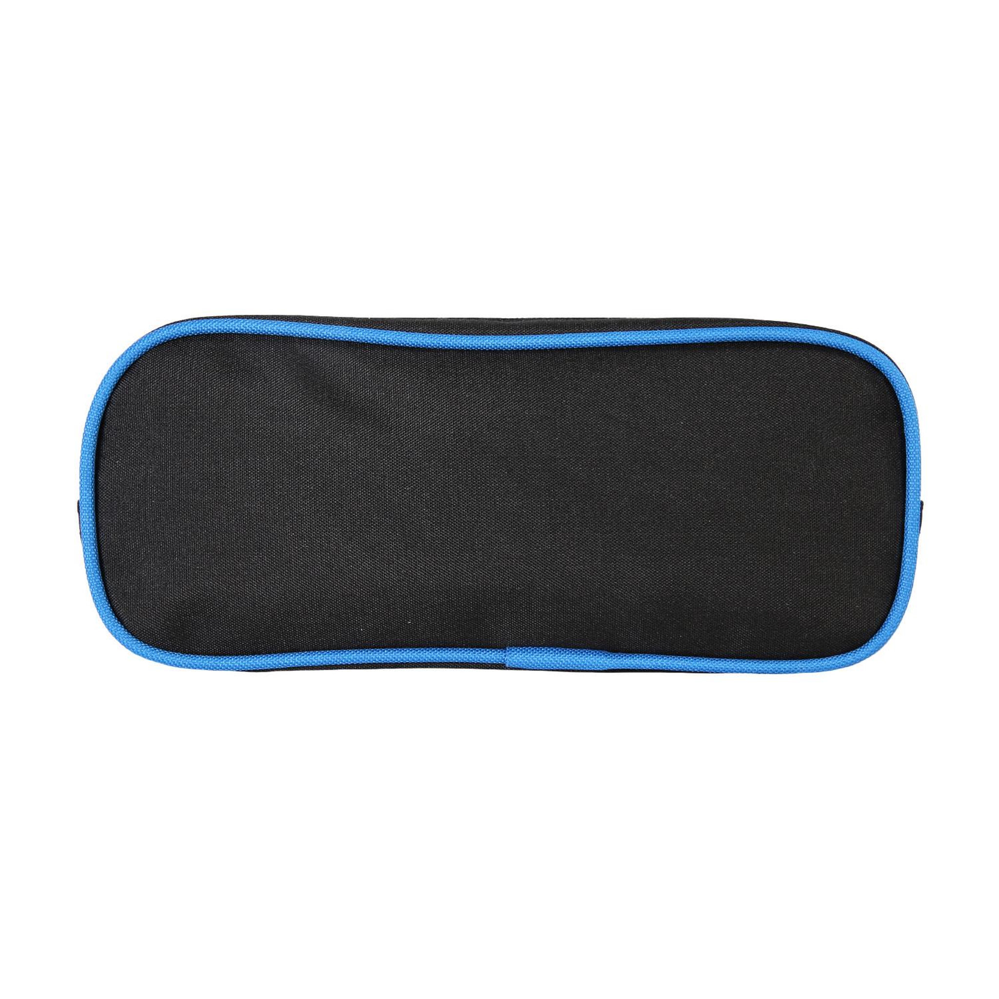 Voir la diapositive 4 : Bagtrotter Bagtrotter - Jurassic World - Trousse Scolaire Rectangulaire - Noir et bleu  - 2 Compartiments Zippés - 23x7x10cm - Matière Polyester - Accessoire et Papeterie Scolaire