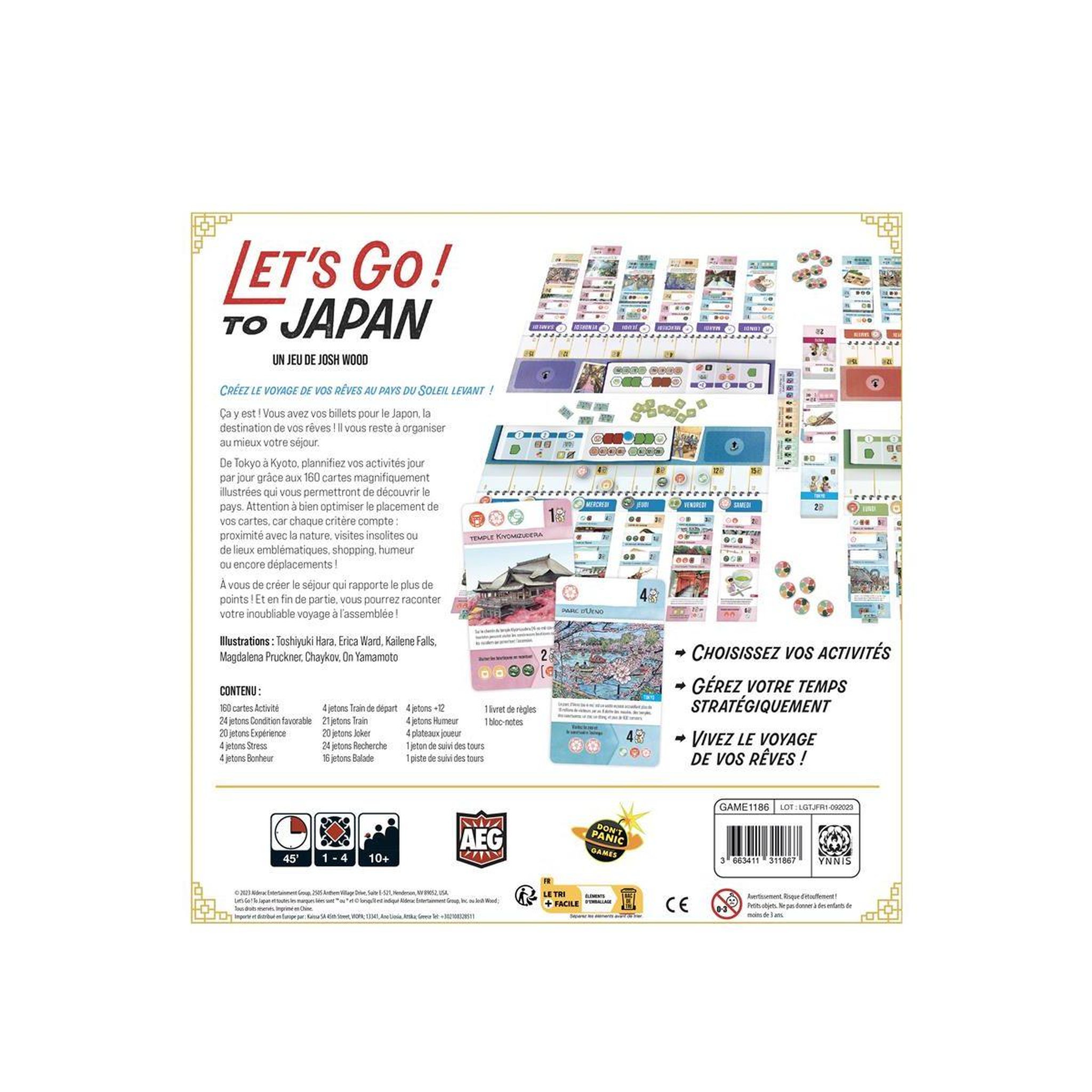 Voir la diapositive 2 : Asmodee Let's Go ! To Japan - jeu de stratégie