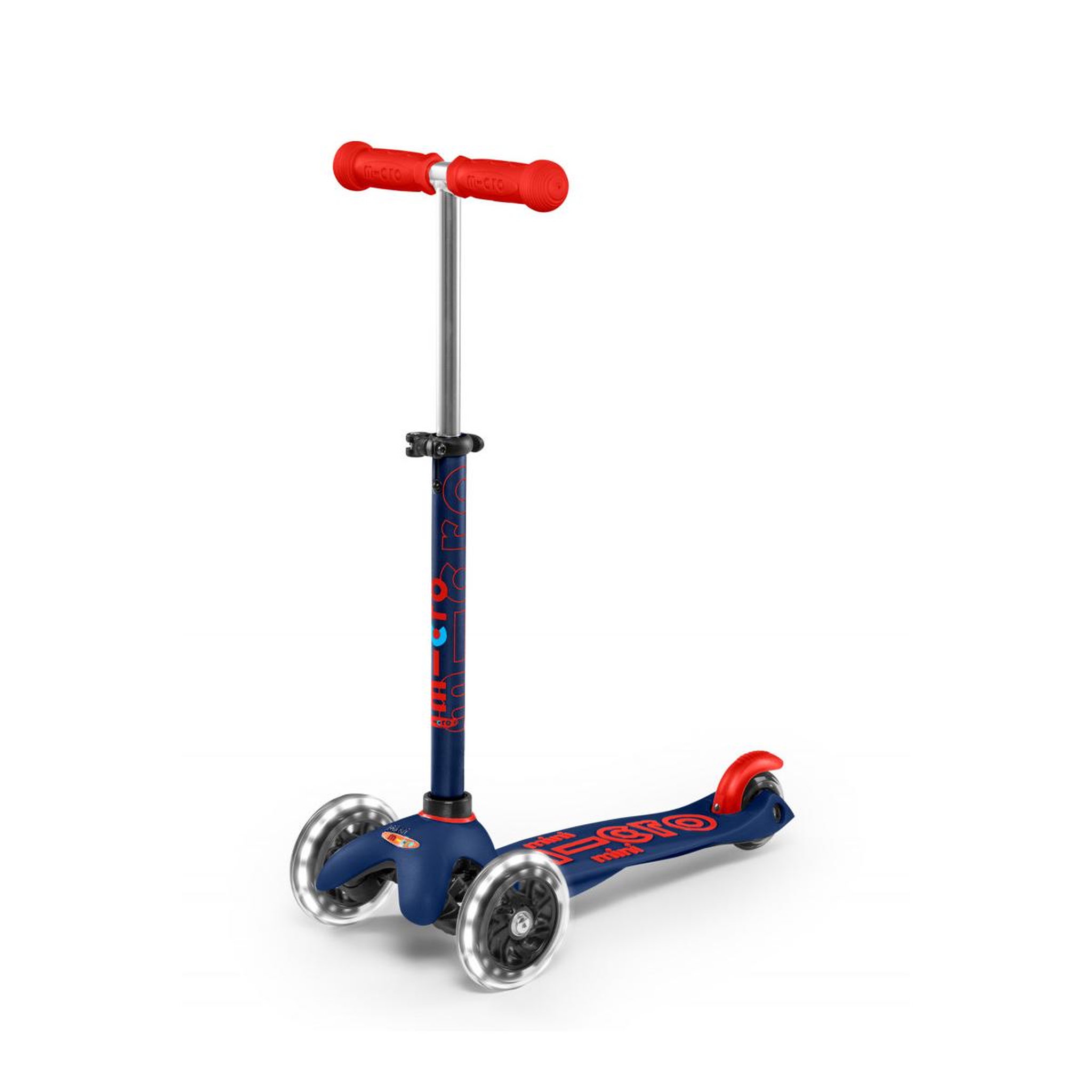 Micro Trottinette  Mini  Deluxe LED - Bleu Marine