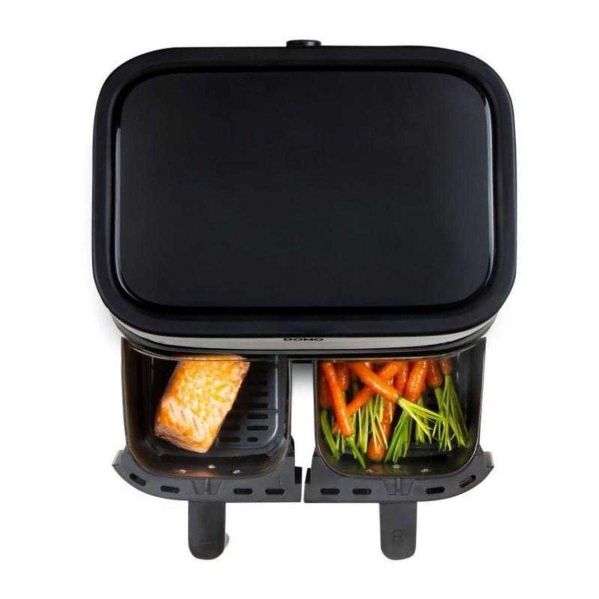Domo Friteuse sans huile 2x4l 2850w noir - DO537FR
