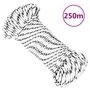 Voir la diapositive 6 : VIDAXL Corde de bateau tresse Blanc 3 mmx250 m Polyester
