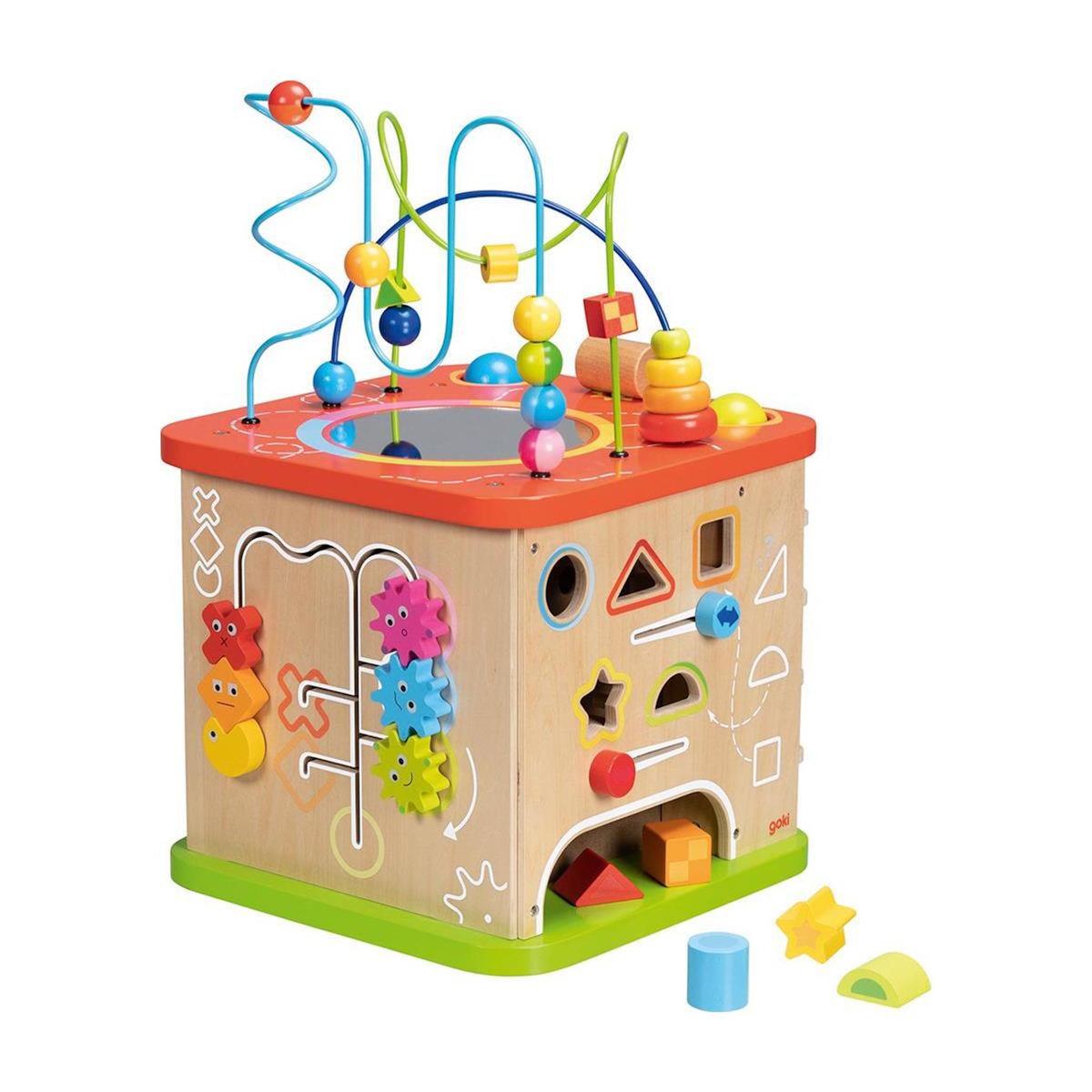 Goki Cube D'Activités XXL multicolore