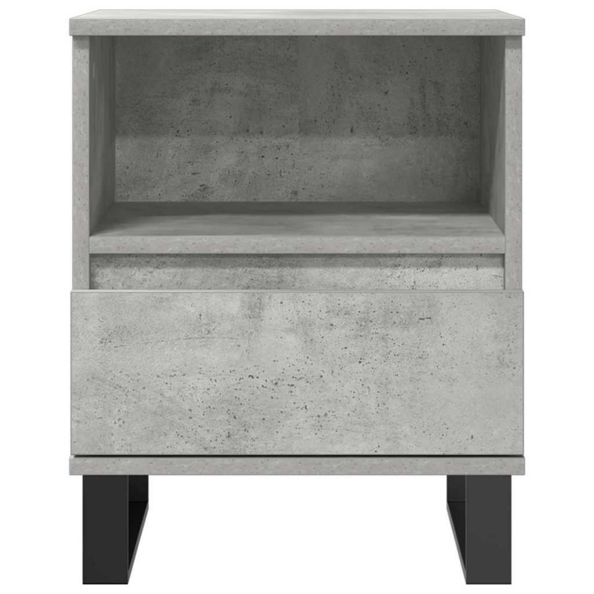 VIDAXL Tables de chevet 2 pcs gris beton 40x35x50 cm bois d'ingenierie