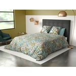 Les Ateliers du Linge Parure De Couette 3pcs 200x200cm 100% Coton Bio 57 Fils/cm2-telma