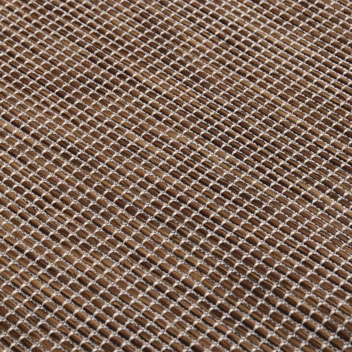 VIDAXL Tapis a tissage plat d'exterieur 200x280 cm Marron