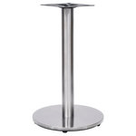 VIDAXL Pied de table de bistro argente Ø45x72 cm acier inoxydable