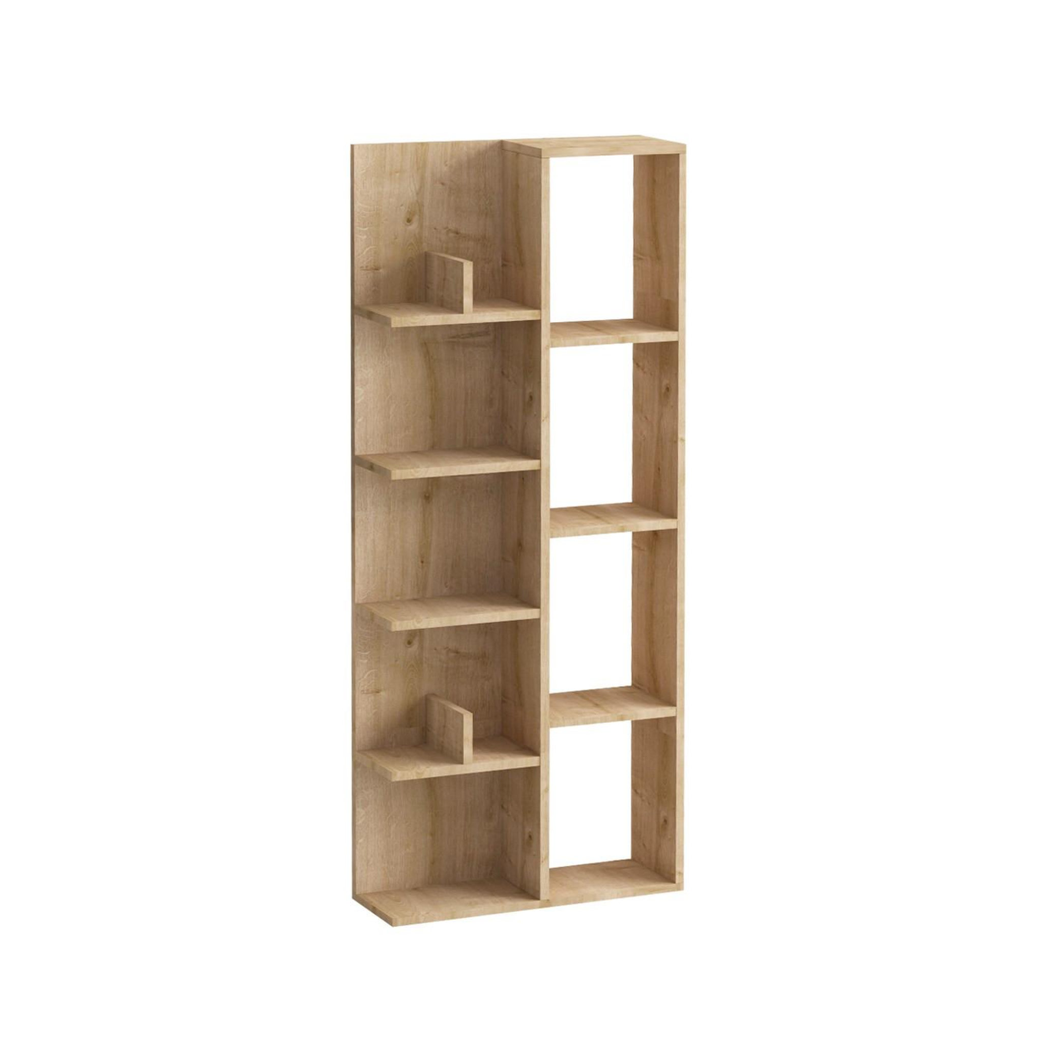 Habitat et Jardin Bibliothèque en bois  lily  - 60 x 18 x 150 cm - chêne