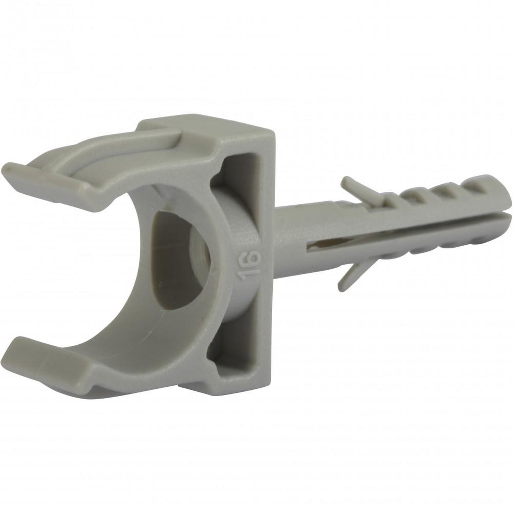 CENTRALE BRICO Lot de 10 clips et chevilles, Diam.16, L.60 mm