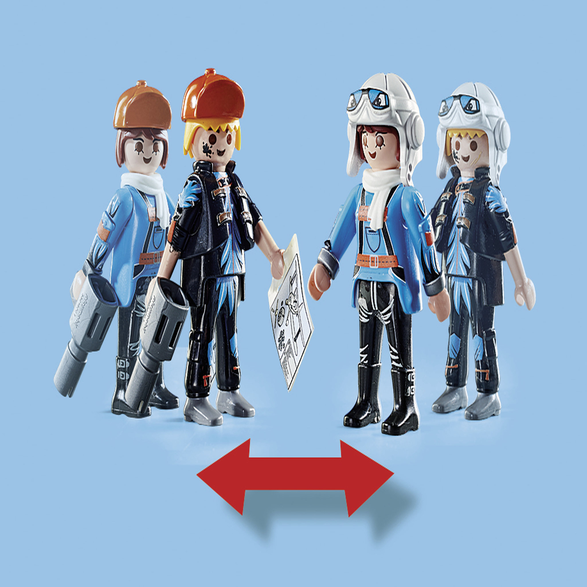 Voir la diapositive 3 : PLAYMOBIL 70831 - Air Stuntshow Biplan "Phénix"