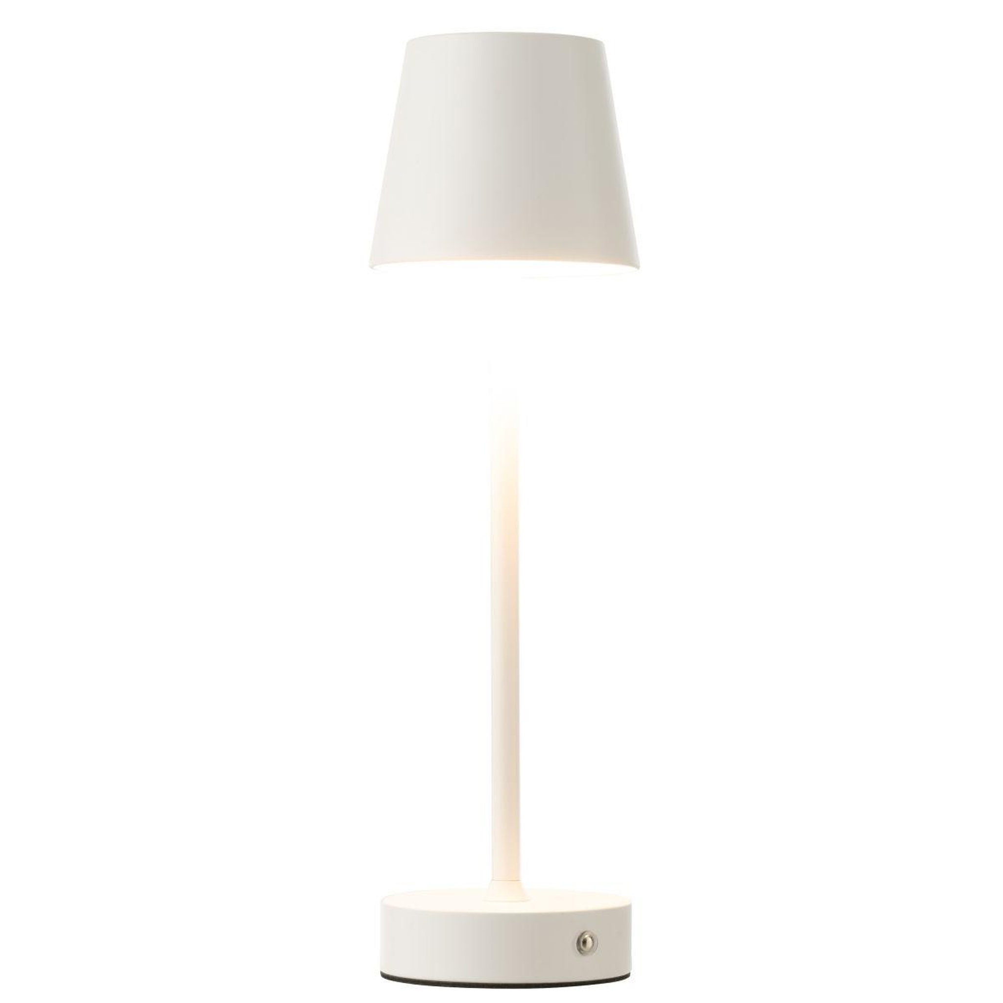 Voir la diapositive 2 : J-LINE Lampe à poser à led  goa  37cm blanc