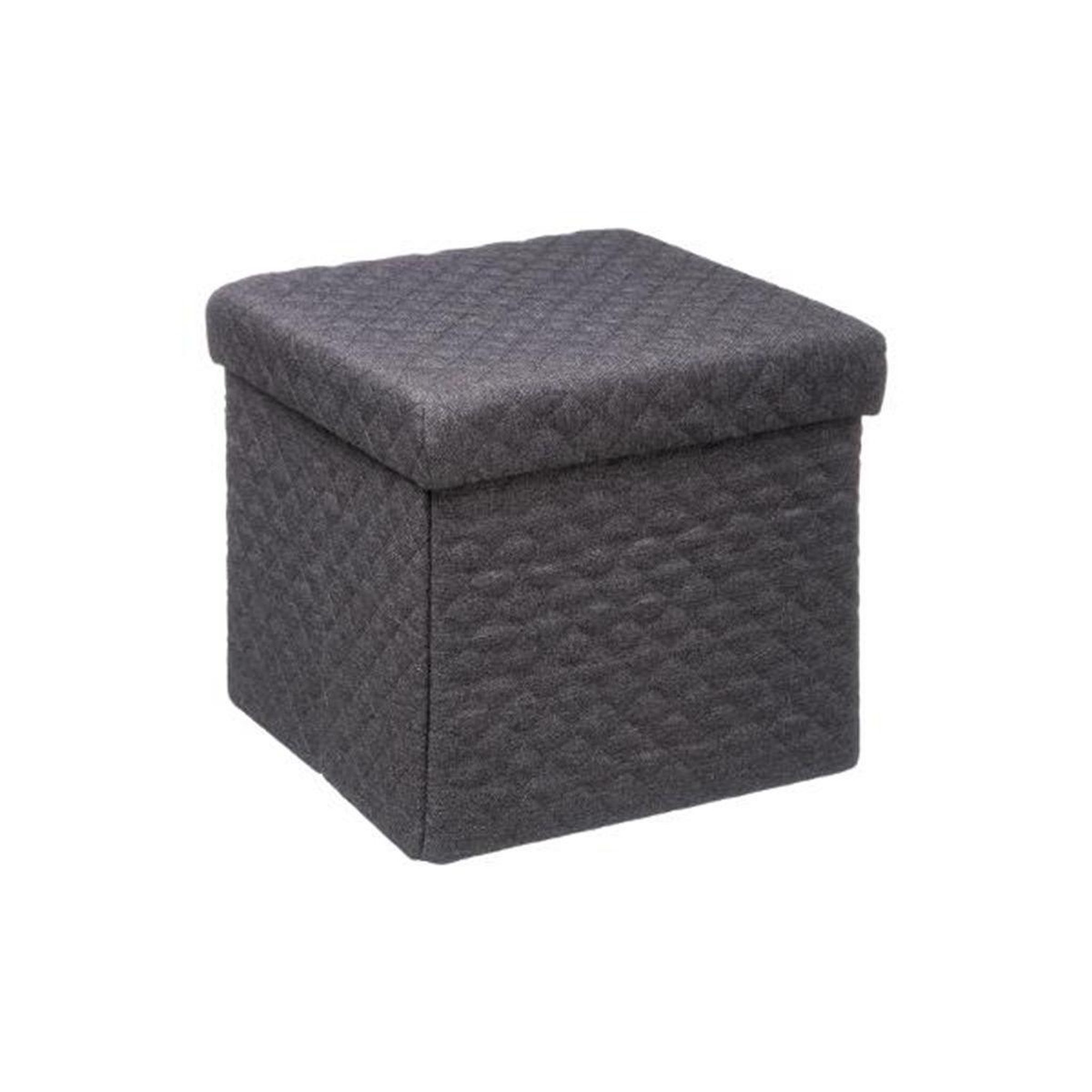 FIVE Pouf carré design  mix n'modul  31cm gris foncé