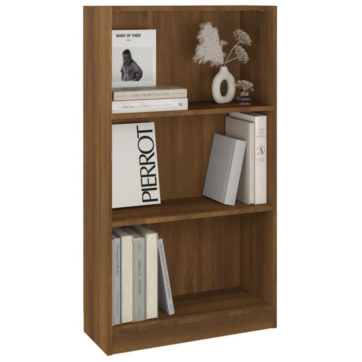 VIDAXL Bibliotheque Chene marron 60x24x109 cm Bois d'ingenierie