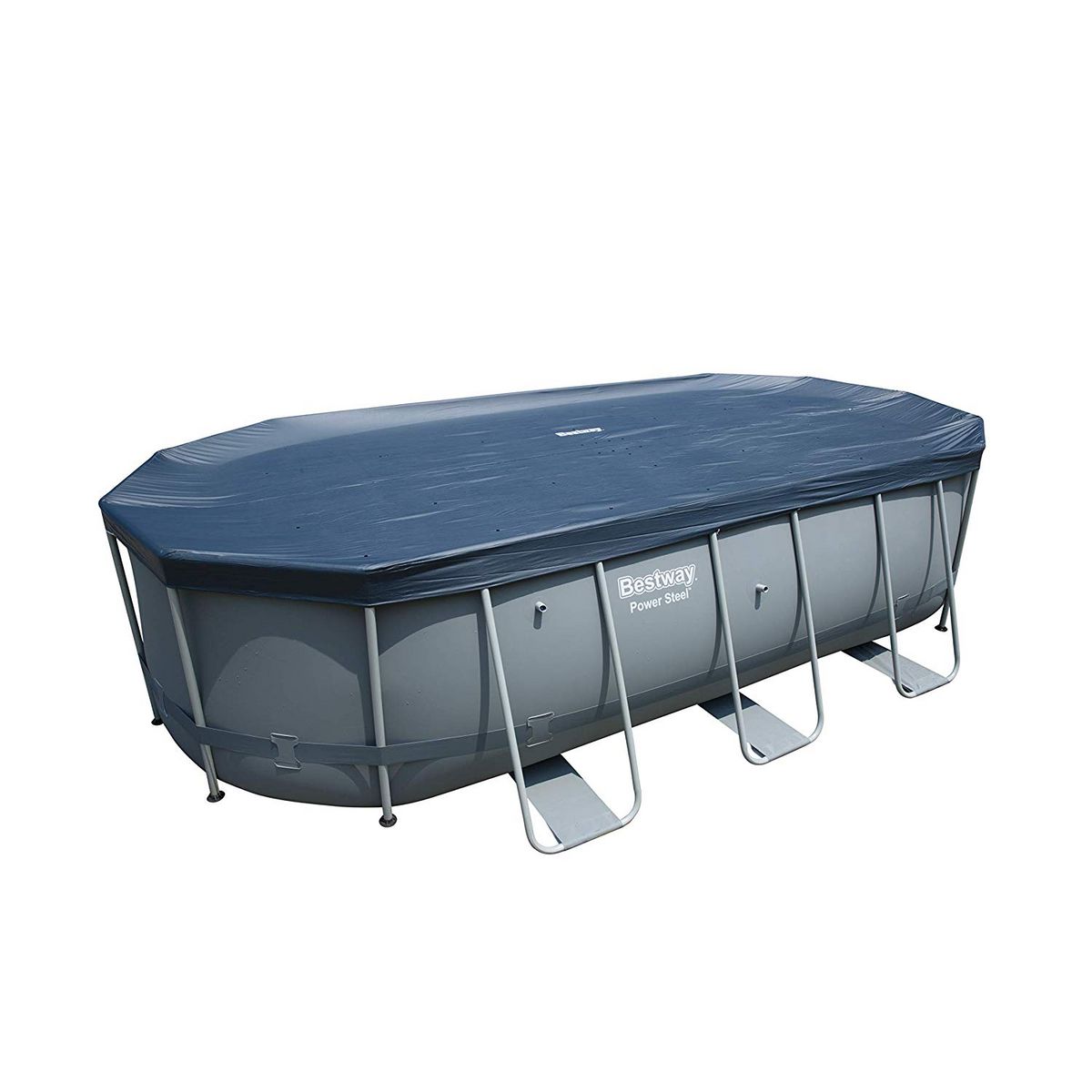 BESTWAY Piscine hors sol ovale Power Steel&trade; ovale 549 x 274 x 122 cm