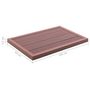 Voir la diapositive 5 : VIDAXL Element de plancher pour douche solaire Marron 101x63x5,5cm WPC