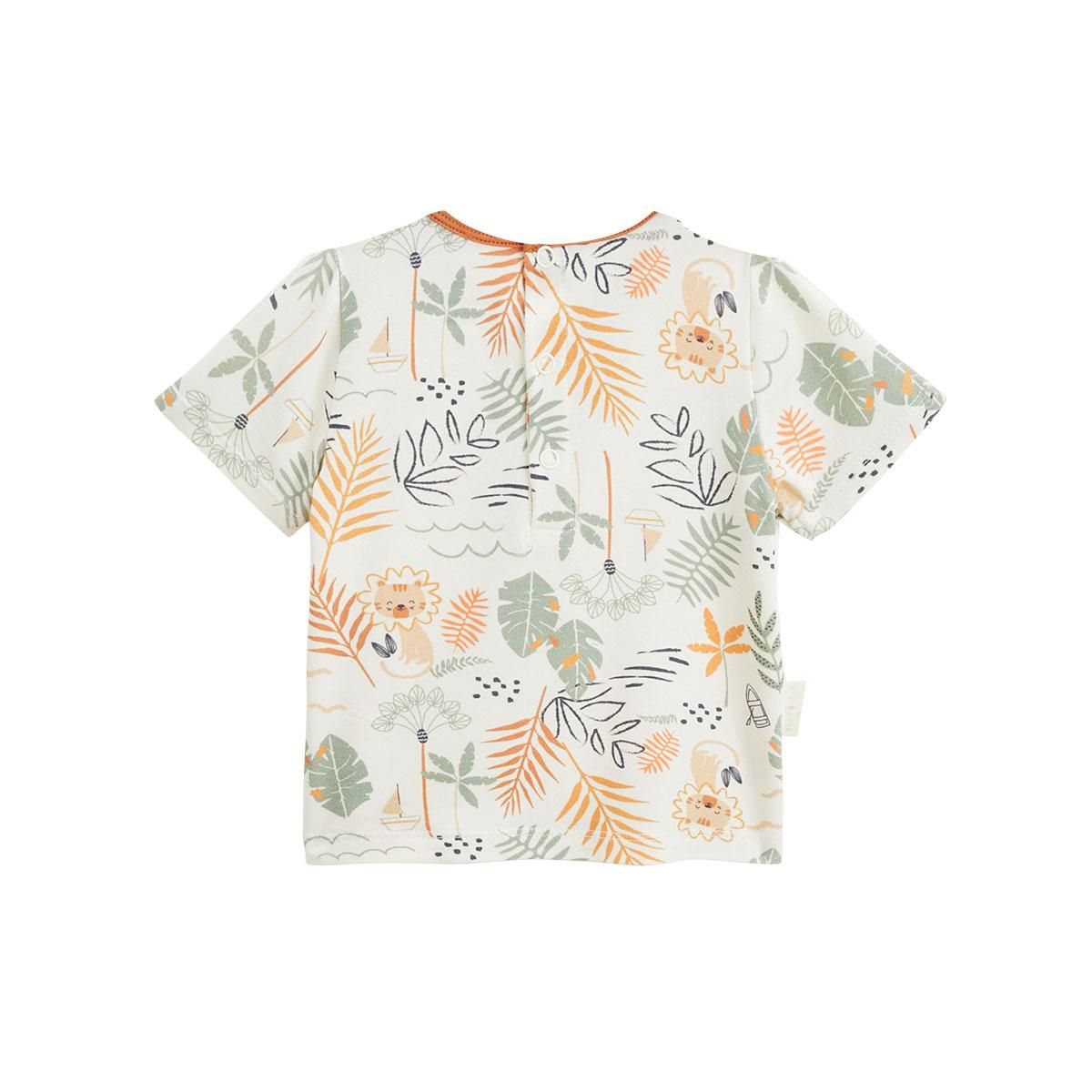 Petit Béguin Ensemble salopette bébé et t-shirt en éponge Mio