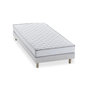 Voir la diapositive 2 : DEKO DREAM Pack pret a dormir TOP matelas 90x190 cm + Sommier + Couette + 1 oreiller 60x60 cm - 14 cm