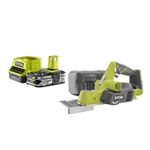 Ryobi Pack RYOBI Rabot18V 82mm One+ R18PL-0 - 1 Batterie 2.5Ah - 1 Chargeur rapide RC18120-125