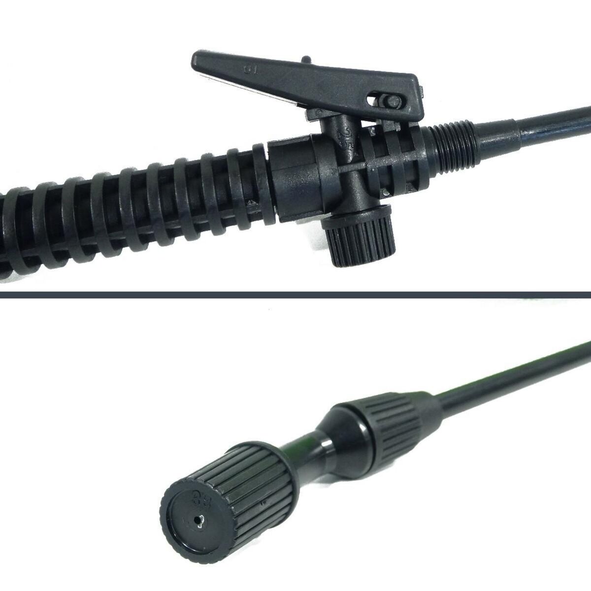 VITO Garden Pulvérisateur 5L lance 60cm poignée tuyau 1.20m pression manuelle Spray et Jet VITO