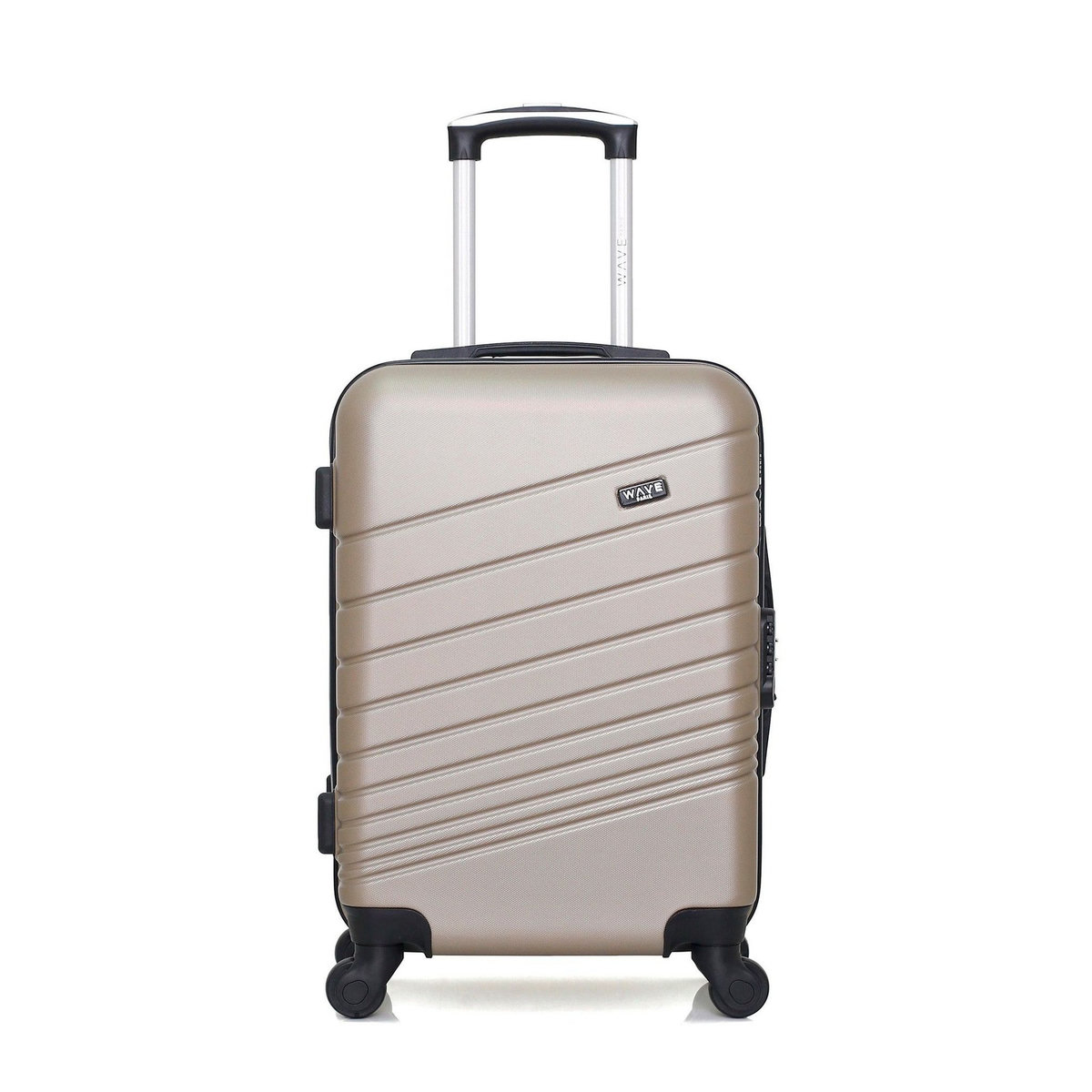 WAVE PARIS WAVE PARIS - Valise Cabine ABS TIGRE 4 Roues 55 cm