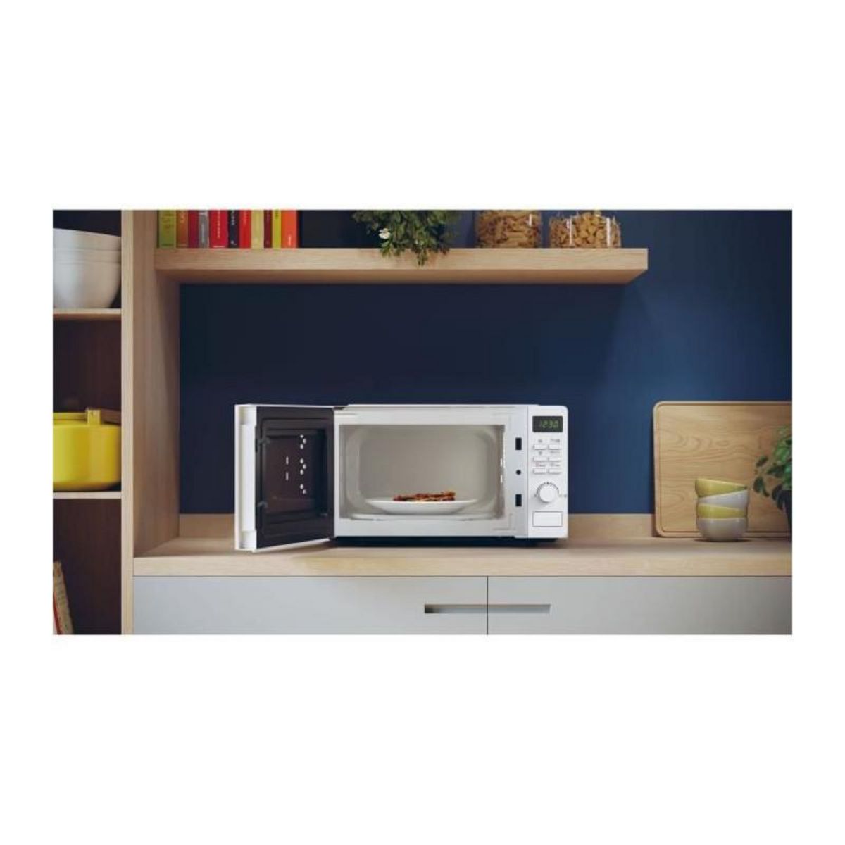 Candy CMGA20SDLWLI Micro-ondes Gril CANDY Idea - 20L - MO : 700W - Gril : 800W - UI digitale - 5 niveaux de puissance - Blanc