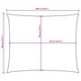 Voir la diapositive 6 : VIDAXL Voile de parasol Tissu Oxford rectangulaire 4x6 m noir