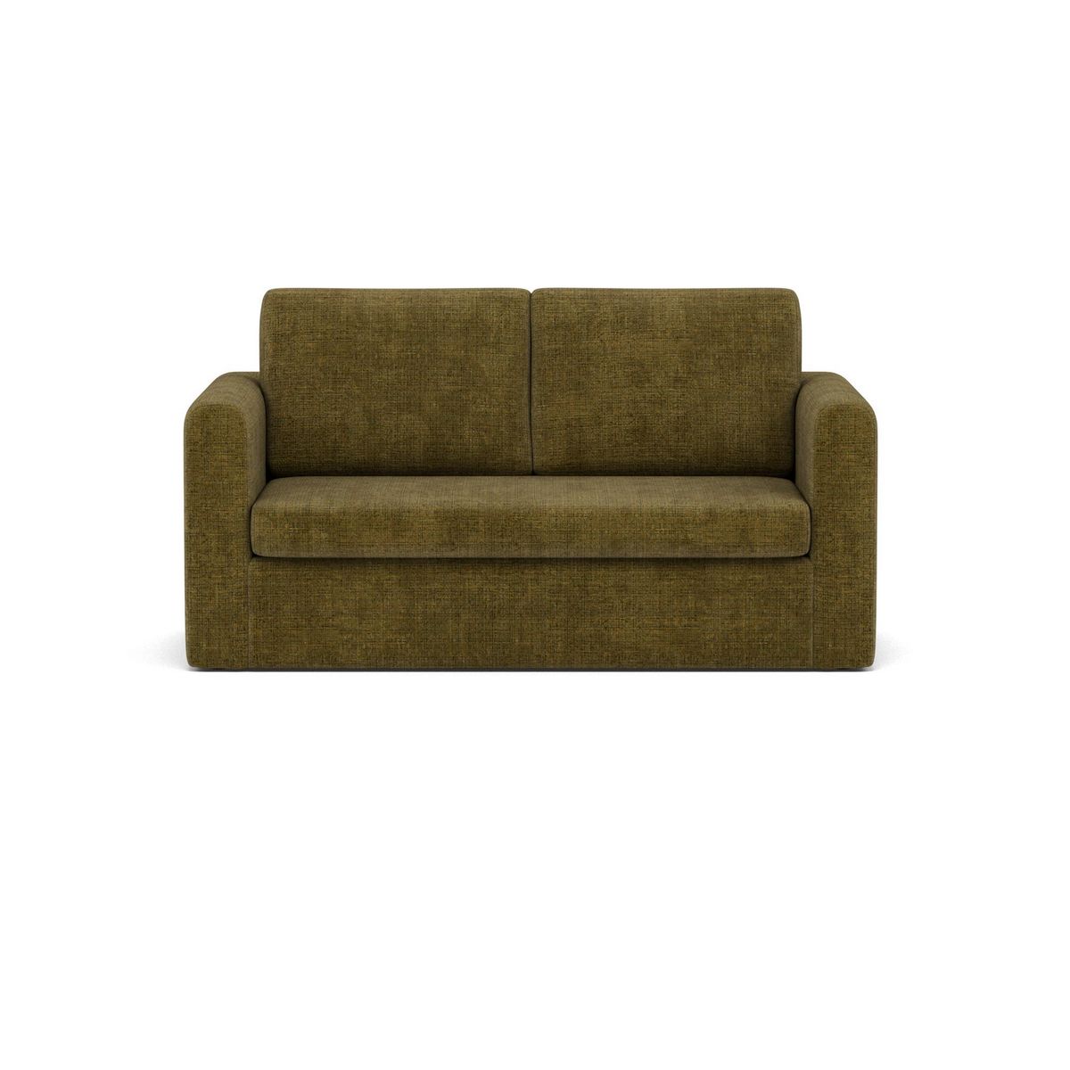 BEST MOBILIER Marilia - canapé 2 places convertible déplimousse en velours texturé