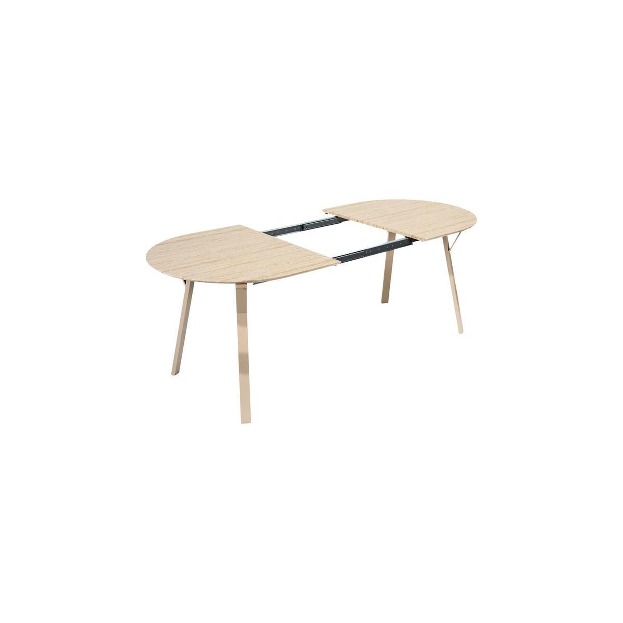 Voir la diapositive 5 : The Home Deco Factory Table à manger extensible  terra nova  150-210cm beige