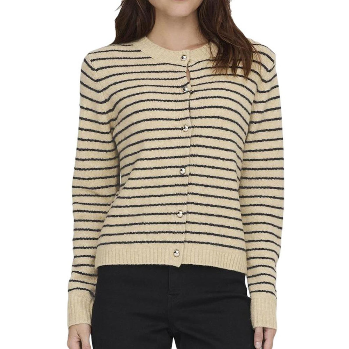 Only Gilet /Noir Femme Only Chester