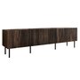 Voir la diapositive 3 : BEST MOBILIER Franco - meuble tv - effet bois - 4 portes - 200 cm