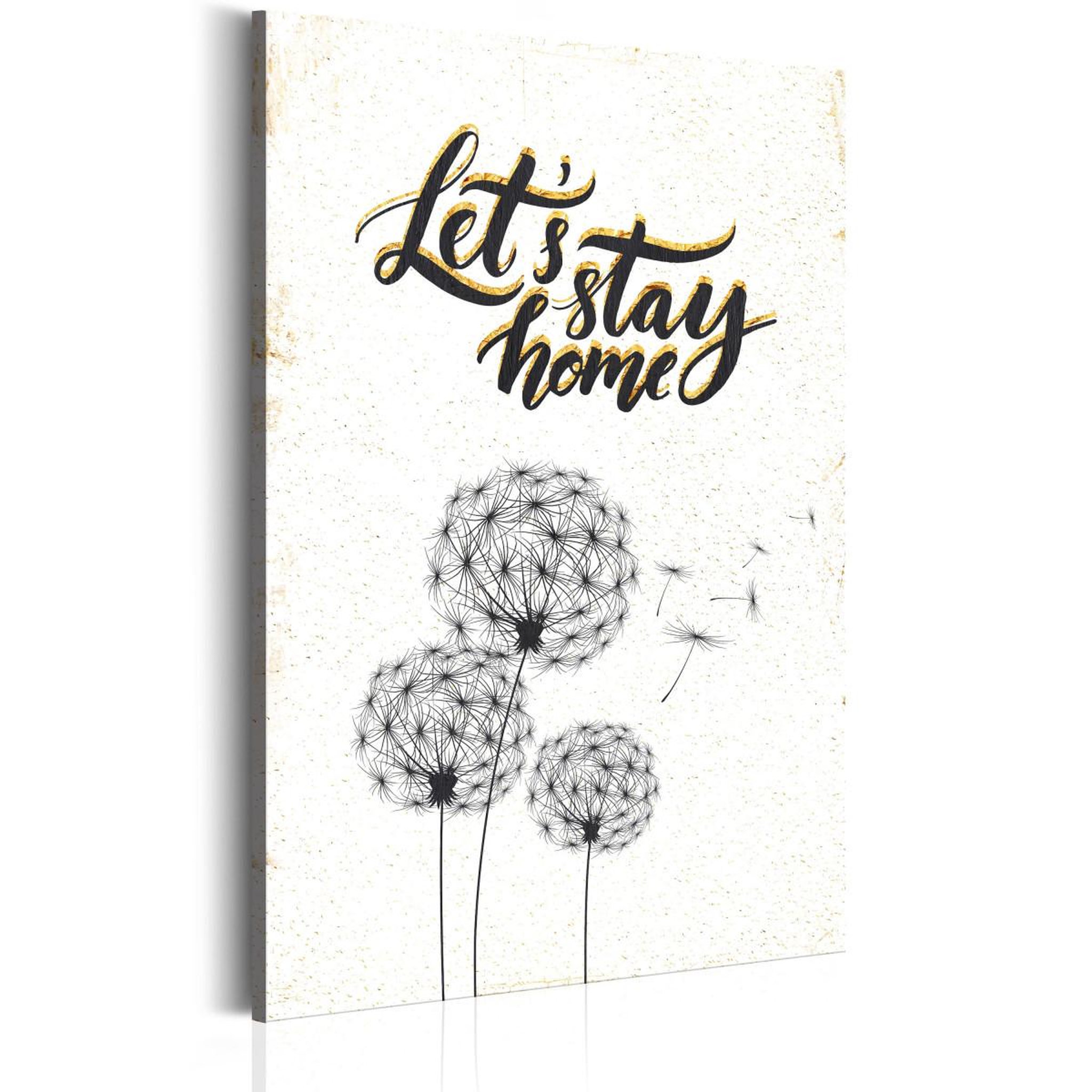 Voir la diapositive 1 : Paris Prix Tableau imprimé  ma maison : let's stay home