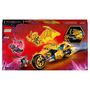 Voir la diapositive 9 : LEGO Ninjago 71768 La Moto Dragon d&rsquo;Or de Jay, Jouet avec Figurines pour Enfants